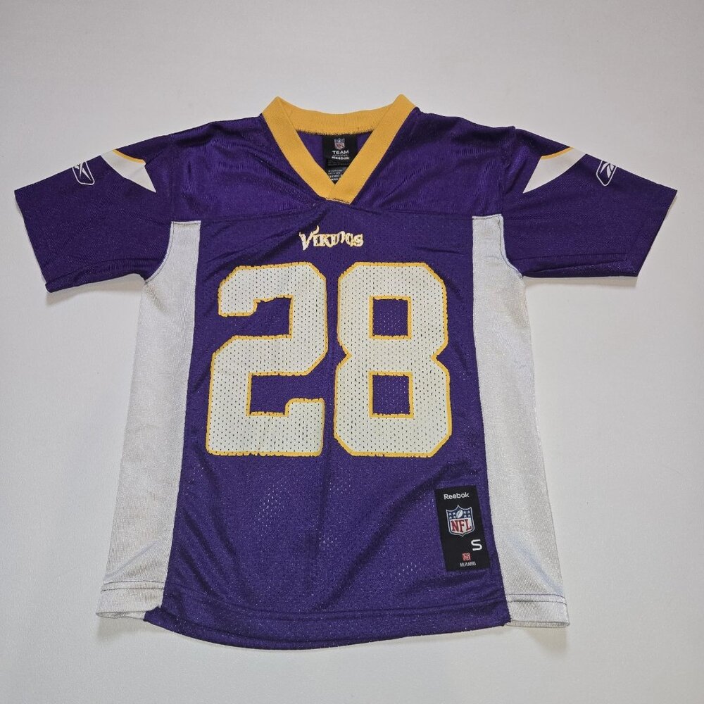 Minnesota Vikings Reebok Boys Small Adrian Peterson NFL Jersey 28 NFL Players Pu